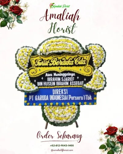 Papan Bunga Duka di Angkah